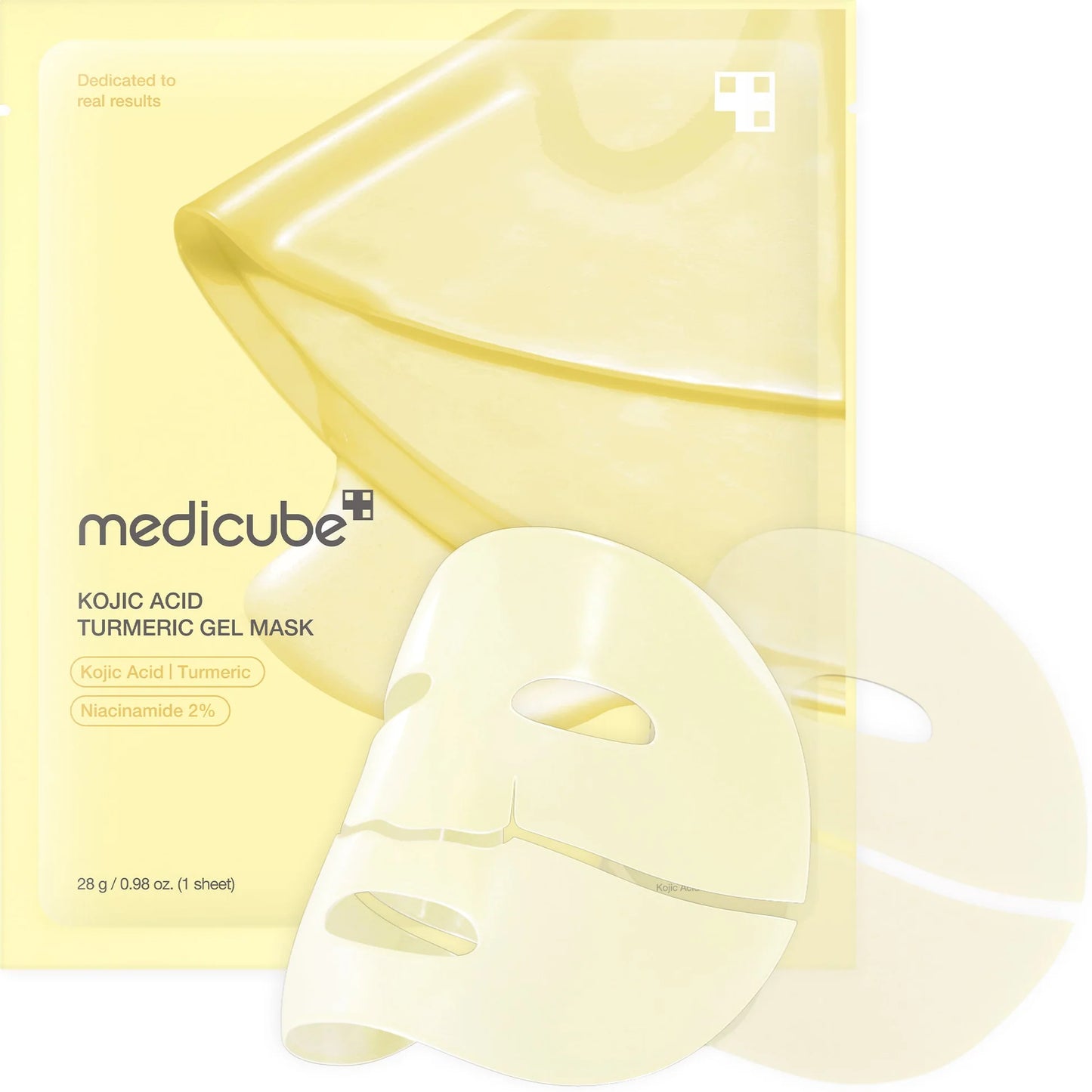 Medicube – Kojic Acid Turmeric Brightening Gel Mask, 1pc
