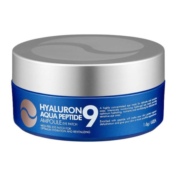 Medi-Peel – Hyaluron Aqua Peptide-9 Ampoule Eye Patch, 1.6g x 60 Pads