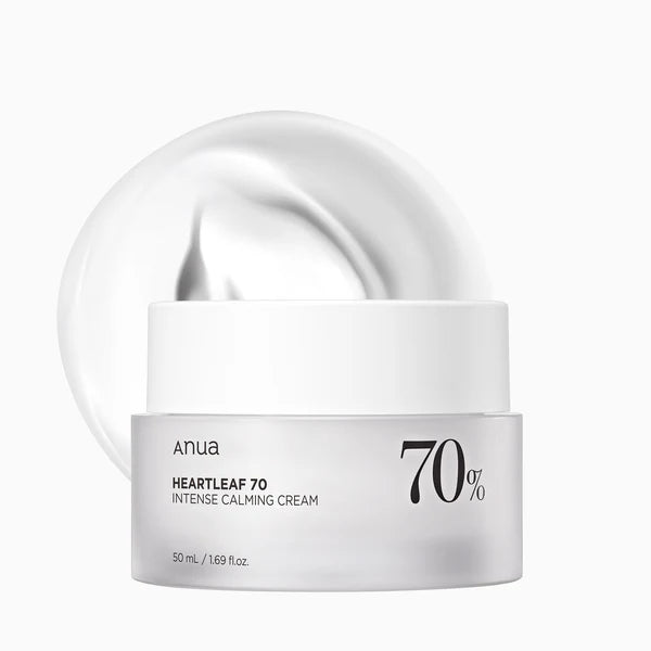 Anua Heartleaf 70% Intense Calming Cream 50ml | korejska krema za smirenje osjetljive kože | Peebu