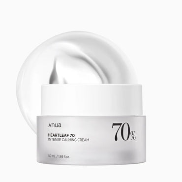 Anua Heartleaf 70% Intense Calming Cream 50ml | korejska krema za smirenje osjetljive kože | Peebu