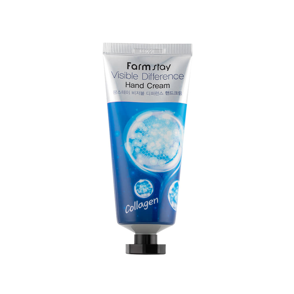 Farmstay Visible Difference Hand Cream Collagen 100g | korejska anti-aging krema za ruke | Peebu