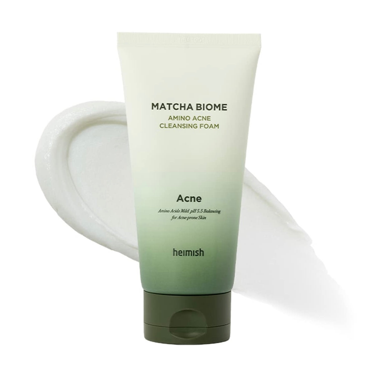 Heimish Matcha Biome Amino Acne Cleansing Foam 150g | korejska kozmetika za akne | Peebu