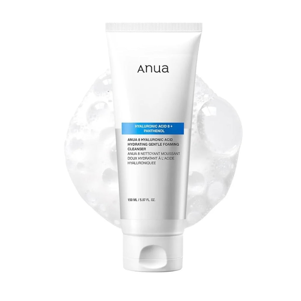 Anua – 8 Hyaluronic Acid Hydrating Gentle Foaming Cleanser – 150ml
