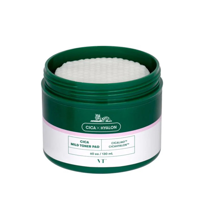 VT Cosmetics Cica Mild Toner Pad 60 komada | korejski toner jastučići s centellom | Peebu