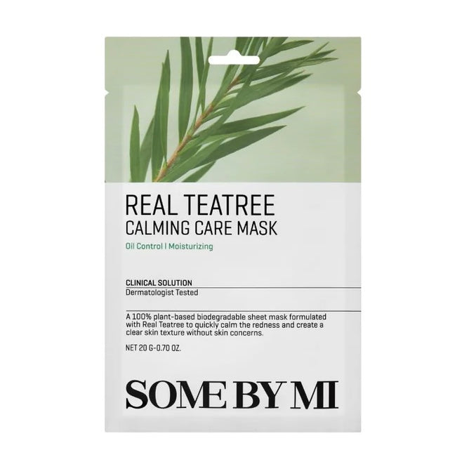 SOME BY MI Real Teatree Calming Care Mask | korejska maska za akne i crvenilo | Peebu